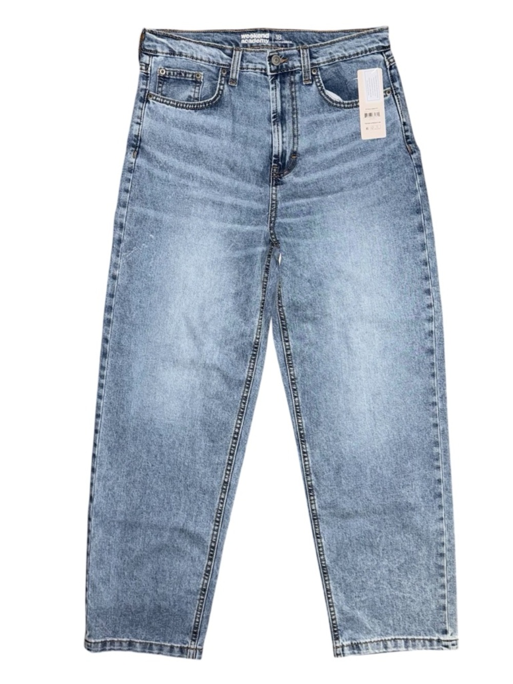 Weekend Academy Boys Baggy Denim Jeans – Light Wash